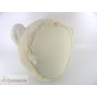 Nagy plüss maci fej gyerekszoba dekoráció falra