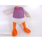 Szemüveges csirke plüss figura