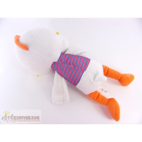 Szemüveges csirke plüss figura