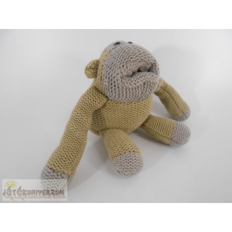 Gépi kötött majom plüss figura