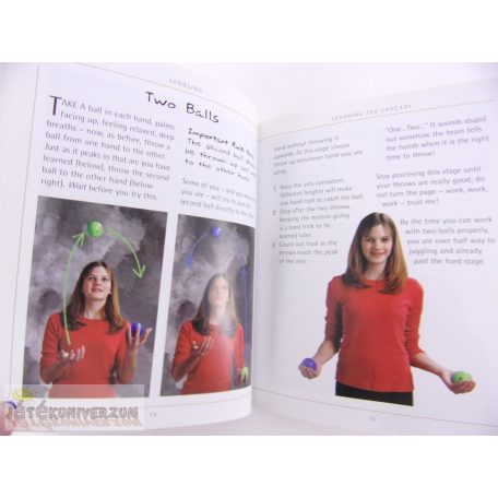 How to juggle zsonglőrködés tanító könyv füzet
