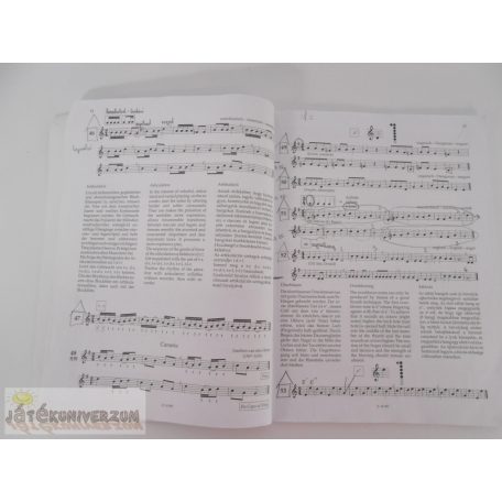 Lőrincz-Paragi Blockflöte Recorder Furulya kottakönyv füzet