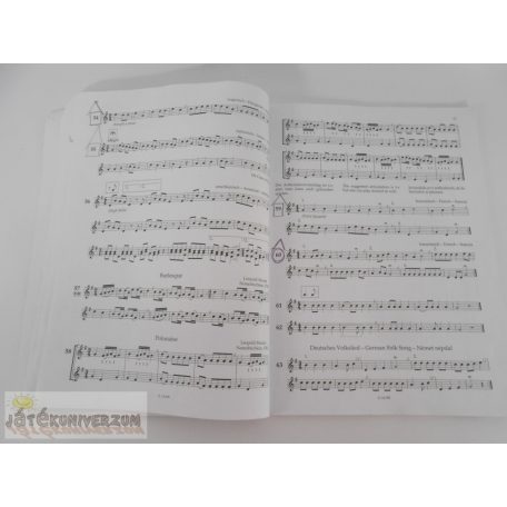 Lőrincz-Paragi Blockflöte Recorder Furulya kottakönyv füzet