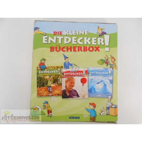 Die Kleine Entdecker Bücherbox! A kis felfedezők német nyelvű könyvcsomag