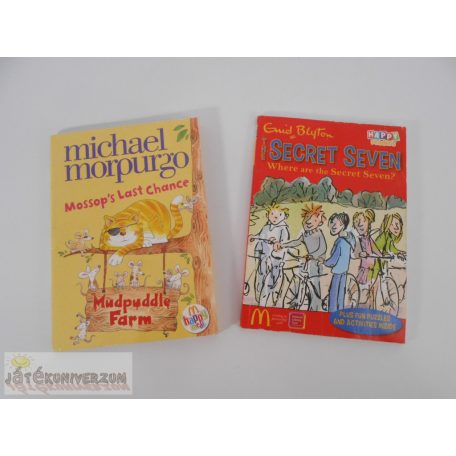 Michael Morpurgo Mossop's Last Chance és Enid Blyton Where are the Secret Seven angol nyelvű képes könyvcsomag