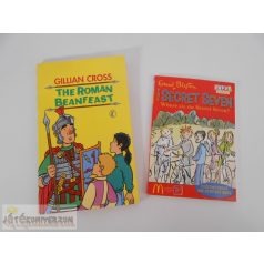   Gillian Cross The Roman Beanfeast és Enid Blyton Where are the Secret Seven? angol nyelvű könyvcsomag