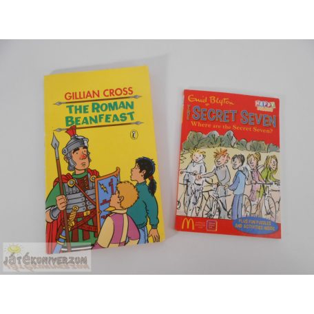 Gillian Cross The Roman Beanfeast és Enid Blyton Where are the Secret Seven? angol nyelvű könyvcsomag