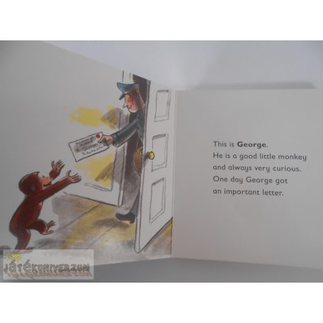 Curious George And the Rocket angol nyelvű képeskönyv