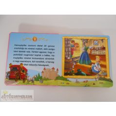   Kedvenc mesém kirakós játékkal Hamupipőke puzzle képeskönyv