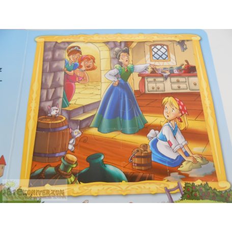 Kedvenc mesém kirakós játékkal Hamupipőke puzzle képeskönyv