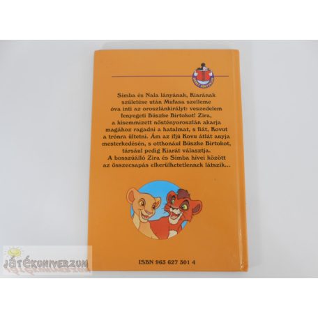 Walt Disney Az Oroszlánkirály 2. Simba büszkesége képeskönyv