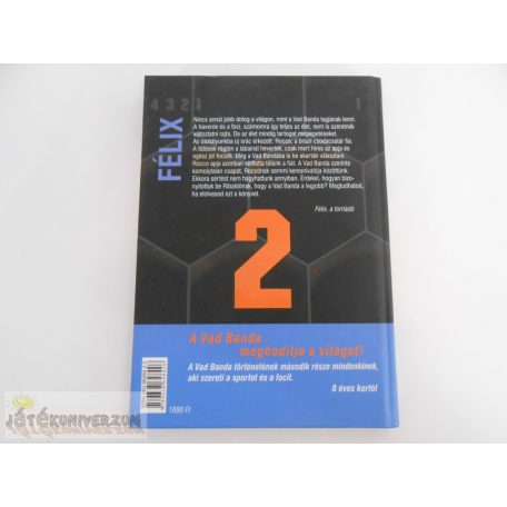 Joachim Masannek A Vad Focibanda Félix, a tornádó ifjúsági könyv