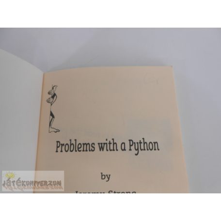 Jeremy Strong Problems with a Python angol nyelvű könyv