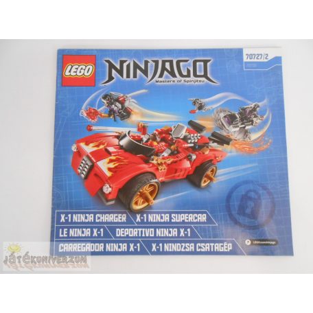 LEGO Ninjago 70727 X-1 Nindzsa csatagép készlet összerakási útmutató