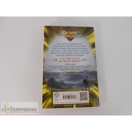 Adam Blade Beast Quest Minos the Demon Bull angol nyelvű fantasy könyv