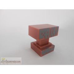Minecraft kovács réz üllő figura