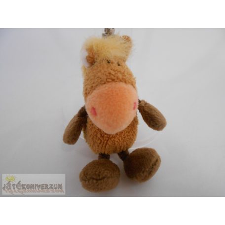 Nici barna ló kulcstartó plüss figura