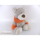 Nici csősálas kesztyűs maci plüss figura