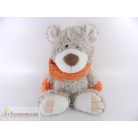 Nici csősálas kesztyűs maci plüss figura