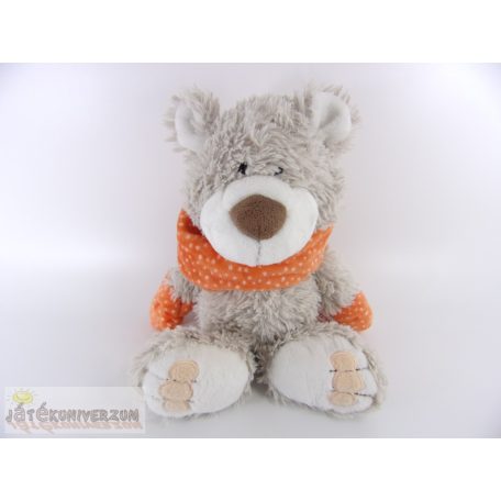 Nici csősálas kesztyűs maci plüss figura