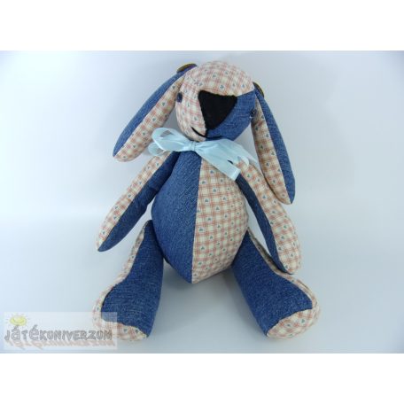 Textil nyuszi plüss figura