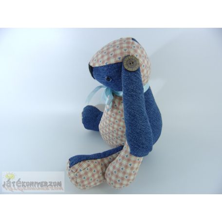 Textil nyuszi plüss figura