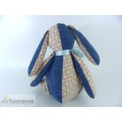 Textil nyuszi plüss figura
