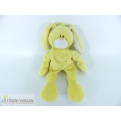 Sárga nyuszi plüss figura