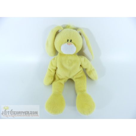 Sárga nyuszi plüss figura