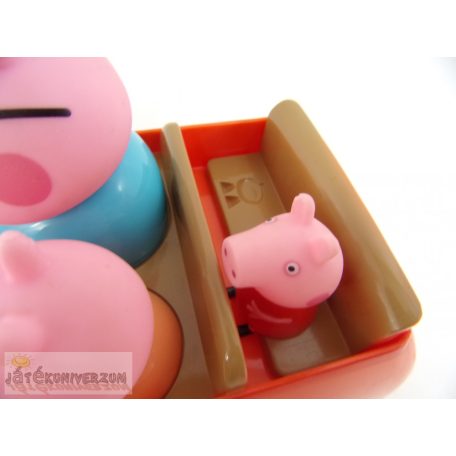 Peppa Pig malac családi autó