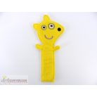 Peppa Pig malac Teddy maci plüss könyvjelző