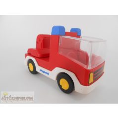  Playmobil Geobra Tűzoltásra készülök tűzoltóautó