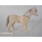 Playmobil Geobra fehér ló figura
