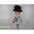 Milka hóember plüss figura