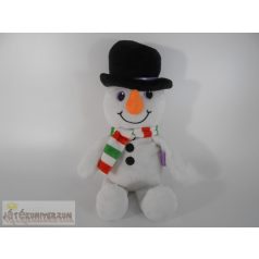 Milka hóember plüss figura