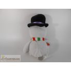 Milka hóember plüss figura