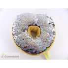 Bananas flitteres simizős szívecskés fánk plüss figura