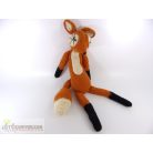 Amigurumi kötött horgolt róka figura