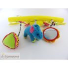 Babakocsira rakható plüss babajáték