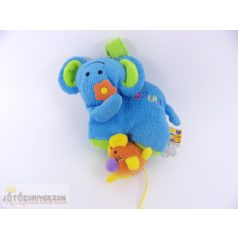 Bruin rezgő elefánt plüss babajáték