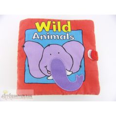 Wild Animals állatos textil babakönyv