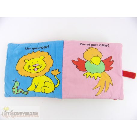 Wild Animals állatos textil babakönyv