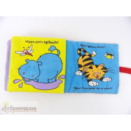 Wild Animals állatos textil babakönyv
