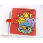 Wild Animals állatos textil babakönyv