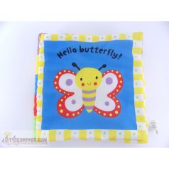 Hello Butterfly textil babakönyv