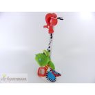 Playgro krokodil plüss babajáték