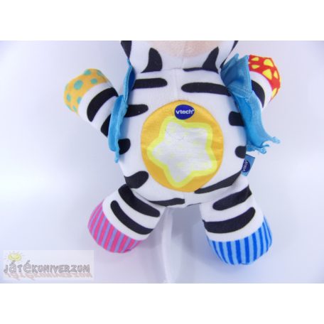 Vtech zenélő plüss zebra figura