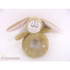   Találd ki mennyire szeretlek Kis mezei nyuszi plüss csörgő figura