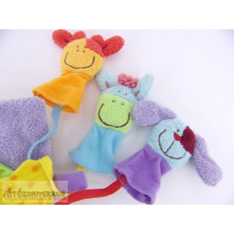 ELC Blossomfarm ujjbábos textil babakönyv