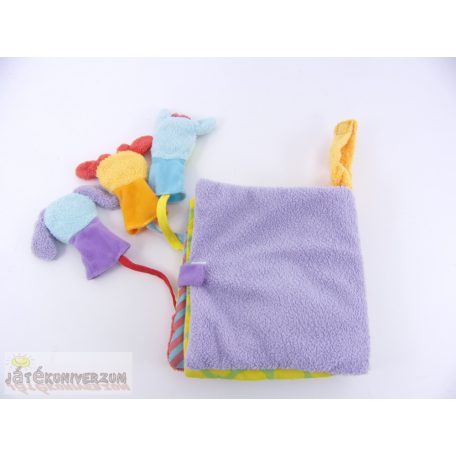 ELC Blossomfarm ujjbábos textil babakönyv